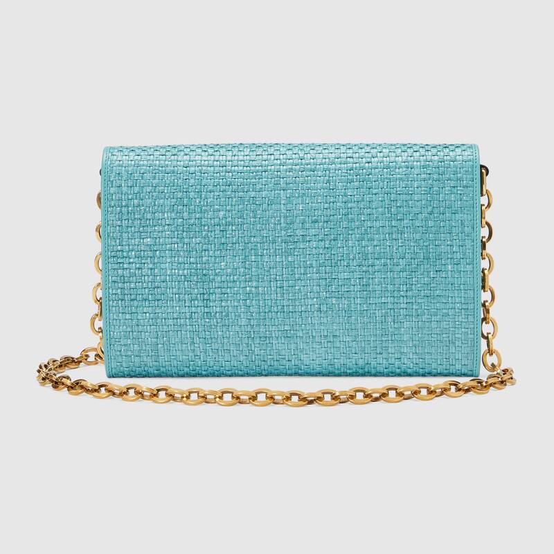 Gucci Horsebit 1955 Small Shoulder Bag 655667 Pastel blue